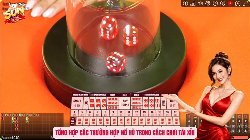 Cách Chơi Tài Xỉu Sunwin - Bí Mật Đằng Sau Những Cú Nổ Hũ 4 Tổng hợp các trường hợp nổ hũ trong cách chơi tài xỉu