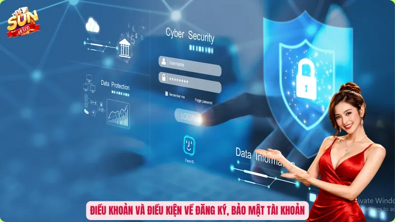 Điều khoản và điều kiện về đăng ký, bảo mật tài khoản