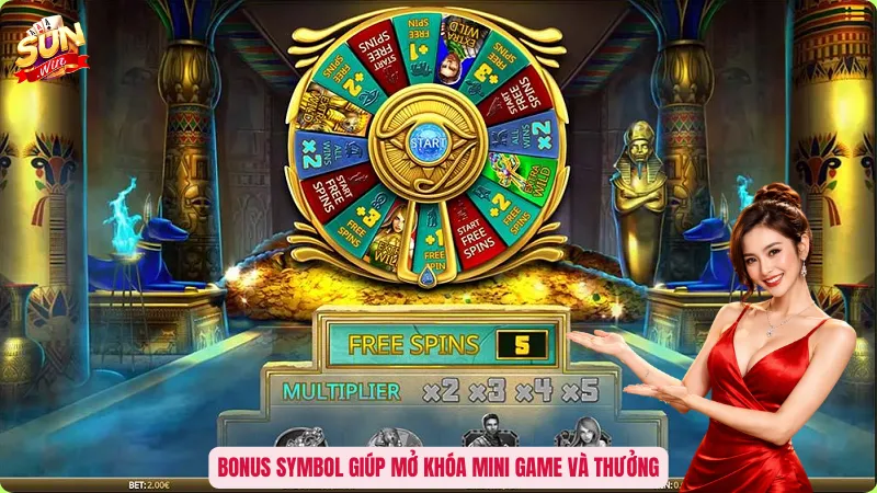Bonus Symbol giúp mở khóa mini game và thưởng
